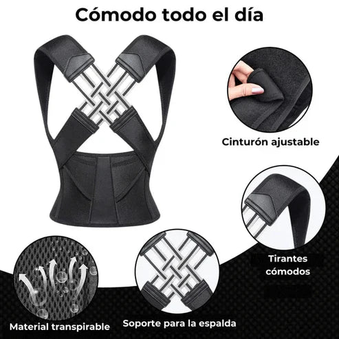 CORRECTOR DE POSTURA LUMBAR ANTI JOROBA