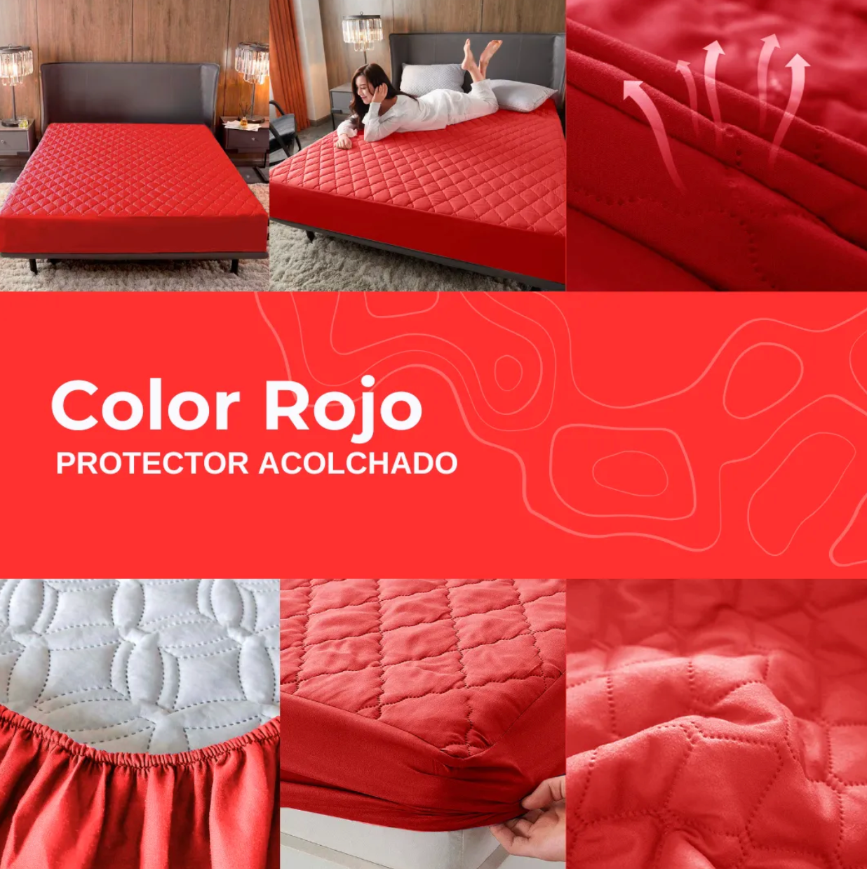 Duerme como en un hotel 5 estrellas 🏨💤 ¡Protector de colchón + 2 fundas de regalo!