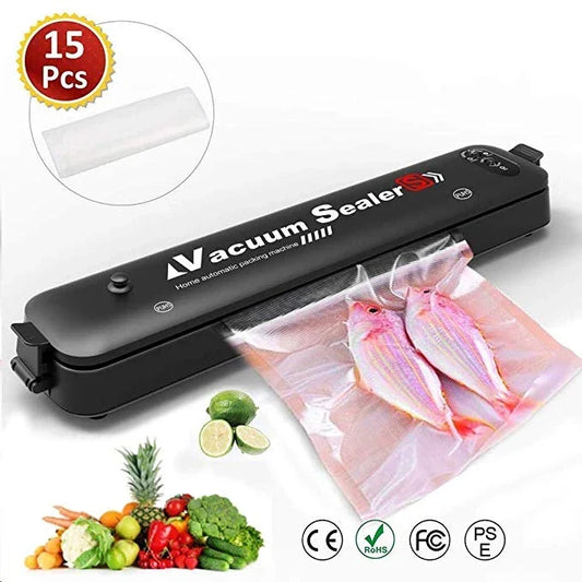 ENVASADORA AL VACÍO AUTOMÁTICA - SEALER PRO + 15 BOLSAS REGALO