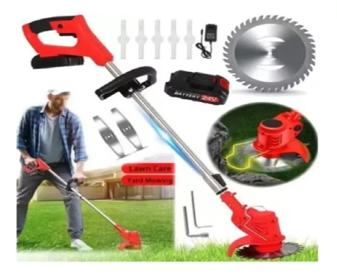 Guadaña Inalambrica TurboBlade™  [ULTRA POTENTE] + [2 BATERÍAS RECARGABLES]