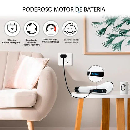 🔌🌊 CEPILLO DE LIMPIEZA ELÉTRICO 7 EN 1 🌟 🏠💪