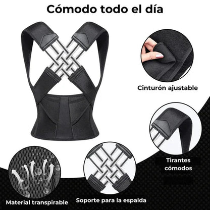 CORRECTOR DE POSTURA LUMBAR ANTI JOROBA