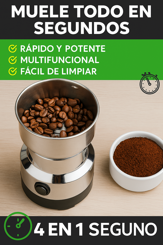 😱 OFERTA ⚡️MOLINO ELECTRICO DE CAFE MULTIFUNCIONAL + ENVÍO GRATIS