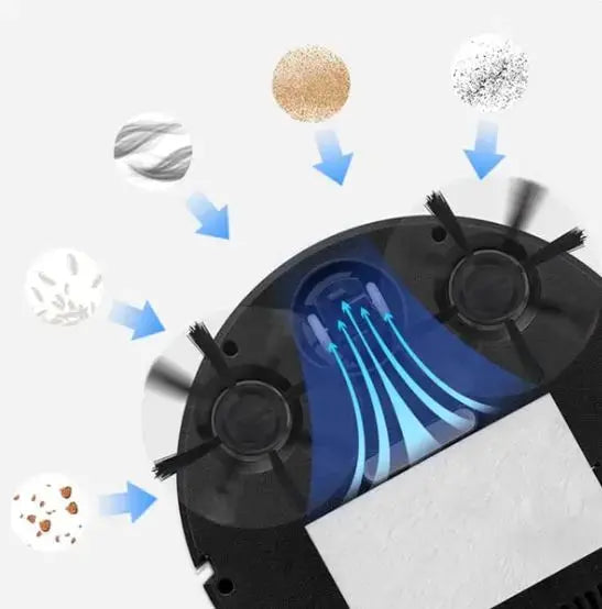 ¡El Robot Max 4 en 1 que Limpia, Aspira y Desinfecta por Ti! 🔥