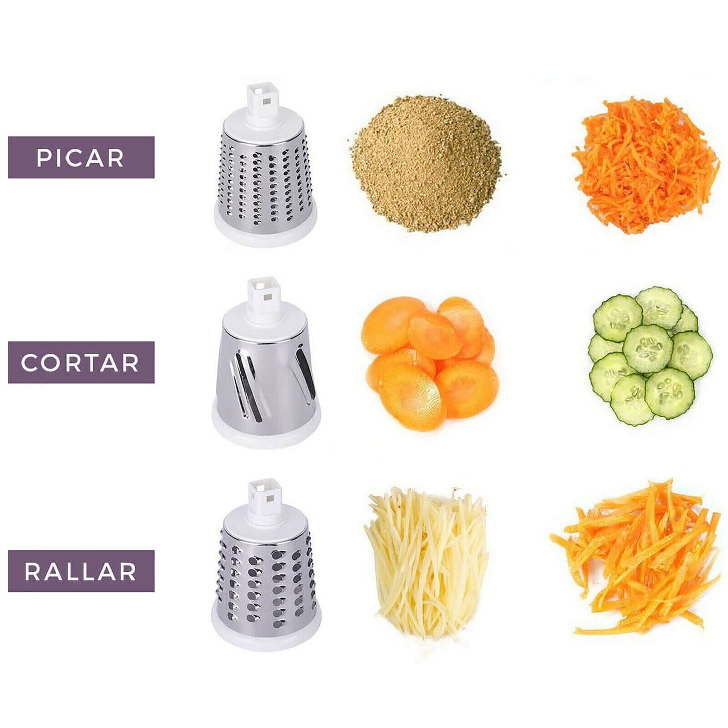 Cortadora y peladora de verduras multifunción + Envío Gratis